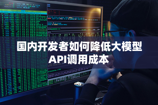 国内开发者如何降低大模型API调用成本